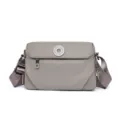 Casual Fashion Women Nylon Crossbody Bag Lightweight Waterproof Small Messenger Bag - S / Khaki