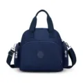 Bolso de hombro de nailon para mujer casual multiusos impermeable para viajes diarios - Azul