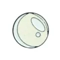 Cute cartoon anime style metal enamel pin, glitter round brooch badge for backpack decor. - Round Planet Shape(XZ1653)