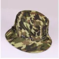 Camouflage bucket hat for men and women outdoor sun protection summer cotton fisherman hat - Adjustable / Camo Army Green