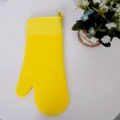 Hitzebeständiger Silikon-Ofenhandschuh für Backen, Kochen, Mikrowelle und Küchennutzung. - Erwachsene 35x18.5cm Einzelpreis / Gelb