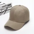 Cappellino da baseball tinta unita per uomo e donna, cappello da sole casual coreano. - Regolabile / Kaki