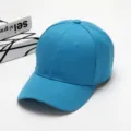 Einfarbige blaue Baseballkappe, lässige Unisex-Sonnenschutzkappe für Sommer und Alltag. - Verstellbar / Himmelblau