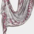 Floral print rayon long scarf for women fashion versatile ethnic sun protection shawl - YW632-01