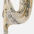Fashion ethnic print cotton blend long scarf women casual sun protection shawl variant - YW654-01