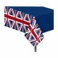 Britisches Flagge Tischdecke Union Jack Party Tischabdeckung Geburtstag Dekor Detail - 130x220cm