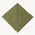 Olive green mercerized cotton convenient headscarf, high elastic soft Muslim Malay hijab detail. - 68*68 / Army Green (13#)