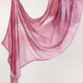 Women fashion gradient printed rayon long scarf elegant versatile shawl for daily wear - YW480-01