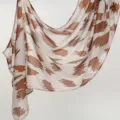 Long foulard imprimé en rayonne, châle ethnique style urbain tendance pour femmes. - YW466-01