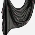 Elegant rayon digital print long scarf with wide edge, ethnic style sun protection shawl. - YW537-01