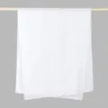Écharpe longue en mousseline blanche pour femme, bordure cœur délicate, châle léger d'été. - 175*70cm / 2# Blanc