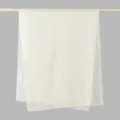Écharpe longue en mousseline unie châle léger respirant élégant accessoire de mode femme - 175*70cm / 4# Beige