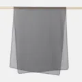 Solid grey chiffon long scarf for women, breathable lightweight neck wrap, versatile accessory. - 175*70cm / Dark Grey