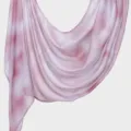 Women fashion gradient print long scarf soft lightweight cotton shawl for sun protection. - YW554-02
