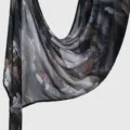 Rayon wide long scarf digital print shawl ethnic style sun protection accessory variant - YW557-03