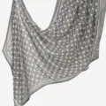 Ethnic style printed rayon wide scarf, elegant women sun protection shawl and hijab variant. - YW559-01
