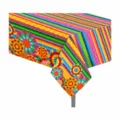 Bunte mexikanische Blumen Einweg Tischdecke 130x220cm für Geburtstagsfeier Partys. - 130x220cm