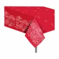 Rote Paisley Bandana PE Einweg Party Tischdecke 130x220cm wasserdichte Tischabdeckung - 1,3M x 2,2M