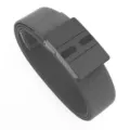 Men Tactical Elastic Woven Belt Gray Canvas Casual Belt Metal Quick Release Buckle - Dark Gray / 120cm
