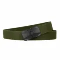 Men tactical nylon belt with black quick release buckle army green casual trouser belt - Length 120cm Width 3.5cm / Black Buckle Army Green