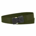 Men's tactical belt outdoor elastic woven stretch belt quick release buckle army green - Army Green