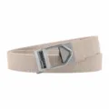Men elastic stretch tactical woven belt with durable alloy automatic buckle for casual wear. - 120 cm / Khaki