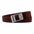 Men's Elastic Woven Tactical Belt with Alloy Automatic Buckle in Coffee Color SKU View - 120 cm / Coffee