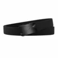 Men's tactical canvas belt with automatic black buckle stretch elastic design for casual wear - Black Buckle - Black