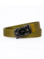 Men's Tactical Nylon Belt Military Green Automatic Buckle Casual Durable Webbing Belt - Sports Car Buckle - Wolf Brown