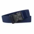 Royal Blue Nylon Tactical Belt with Alloy Interlocking Buckle for Outdoor Casual Wear - Sapphire Blue / Length 120cm Width 3.8cm