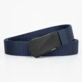 Men nylon tactical belt casual canvas web belt royal blue for youth daily wear style - Sand Buckle Flag - Royal Blue