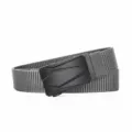 Tactical nylon canvas belt with alloy automatic buckle for men casual outdoor wear dark grey - 110 cm / Dark Gray