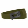 Men tactical canvas belt with black automatic buckle for outdoor and casual daily wear. - 120cm Long / Black Buckle Army Green