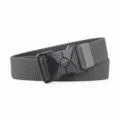 Dark Grey Tactical Nylon Belt with Quick Release Buckle for Outdoor Sports and Daily Wear - Dark Gray