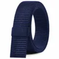 Blue Nylon Tactical Belt Body Replacement Strap Men Sports Outdoor Military Training Woven - Blue Strap