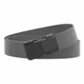 Men tactical elastic belt with matte black quick release alloy buckle for outdoor training spu - Below Pant Size 32 / Under 140 lbs / Black Buckle - Gray