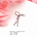 Copper angel pendant charm for DIY jewelry making, stylish human figure necklace accessory. - Angel Figure Pendant Only (Without Chain) (0065) / 1 Piece/Pack (16*31mm)