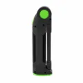 Portable foldable LED work light, rechargeable multi-function inspection lamp for car repair. - Black & Green