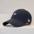 Dunkelblaue bestickte Baseballkappe, Unisex Hardtop Sonnenhut, stylischer Streetwear Hut. - Marineblau