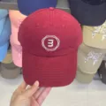 Casquette de baseball souple pour femme été lettre brodée protection solaire mode - Bordeaux