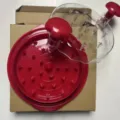 Broyeur de viande de poulet manuel outil de torsion gadget de cuisine pour cuisiner. - Rouge