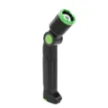 Lampe de travail LED pliante rechargeable inspection lampe torche camping avec base aimantée - 27x5x6.5cm / Vert
