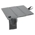 Tragbares klappbares beheiztes Sitzkissen fuer Outdoor-Camping, Wandern und Picknick im Winter. - Matt Grau