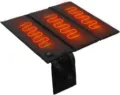 Outdoor portable folding heating cushion for camping, thickened picnic thermal mat. - Foldable Type / Black