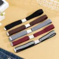 Ceinture élastique enfant longueur réglable multicolore ceinture pantalon fille garcon - Rouge Vif