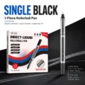Set de bolígrafo de tinta líquida 0.5mm de secado rápido escritura suave papelería de oficina - Negro