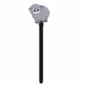 Cute grey sheep cartoon pen with removable silicone topper and black refill, ideal kids gift. - Gray Sheep