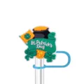 St. Patrick's Day κάλυμμα καλαμακιού χαριτωμένο τριφύλλι για ποτήρια νερού φορητό - JAE-1
