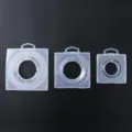 Boites de bobine de fil en plastique transparent disponibles en trois tailles differentes. - L / Transparent
