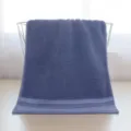 Reine Baumwolle blau Gesichtstuch Haushaltsweiches saugfähiges Handtuch Heimtextil - 73cm*34cm / Blau